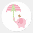 Search for pink elephant baby shower stickers Adorable