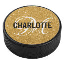 Search for gold hockey pucks Elegant