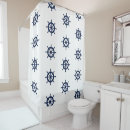 Search for ship wheel shower curtains Nautical