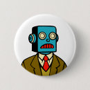 Search for funny robots buttons Cute