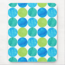 Search for circle pattern mousepads Turquoise