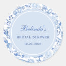 Recherche de fête décalques muraux Bleu et blanc