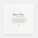 Search for couple fun facts wedding napkins Reception