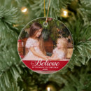 Search for believe ornaments Family photo