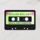 Search for cassette tape business cards Deejay