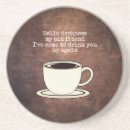 Search for funny coffee quotes coasters Caffeine