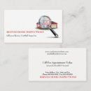 Search for inspector business cards Magnifying