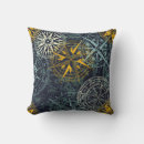 Search for vintage compass pillows Nautical