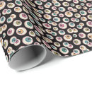 Search for eyeball wrapping paper Black