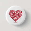 Search for rose heart buttons Elegant