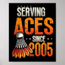 Search for tennis design posters Badminton fans