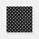Search for black and white christmas napkins Retro