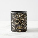 Search for gold skull mugs Black