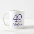 Search for fabulous mugs 40th birthday