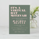 Search for simple bar bat mitzvah invitations Bold