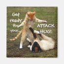 Recherche de charge refrigérateur magnets Humour de chat