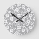 Recherche de dentelle blanche horloges Décoration