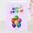 Search for confetti birthday cards Balloon