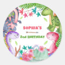 Search for girl dinosaur birthday stickers Prehistoric