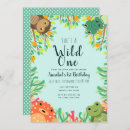Search for gator birthday invitations Wild one