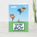 Search for 60th cartoon birthday cards Over the hill