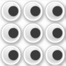 Search for googly eyes Black and white