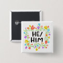 Search for for him square buttons Cute