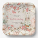 Search for bunny birthday plates Baby girl