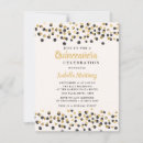 Search for confetti quinceanera invitations Elegant