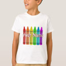 Recherche de crayon de couleur tshirts Jardin d'enfants