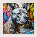 Recherche de pitbull puzzles Dog