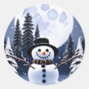 Search for winter scene stickers Silver