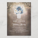 Search for blue mason jar invitations Rustic
