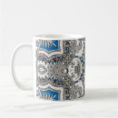 Search for blue paisley pattern mugs Flower