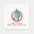 Recherche de vintage christmas napkins Grinch stole christmas book