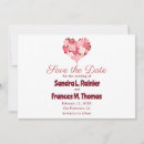 Recherche de valentines day save the dates Rouge