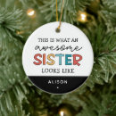 Search for funny sister ornaments Best sister ever