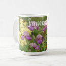 Recherche de belle fleur rose tasses Grandmother