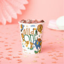 Search for wild one paper cups Party animals