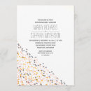 Search for confetti rehearsal dinner invitations Polka dots