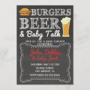 Search for burgers beer baby invitations For her