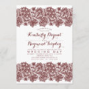 Search for burgundy lace wedding invitations Elegant