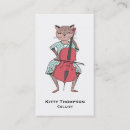 Recherche de affaires de chat cartes visite Mignon