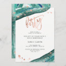 Search for geode birthday invitations Watercolor