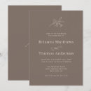 Search for mocha wedding invitations Elegant