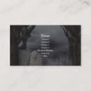 Search for cemetery business cards Gothic