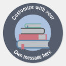 Search for stack of books stickers School