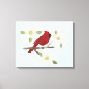Search for red cardinal bird canvas prints Watercolor