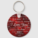 Search for language keychains Red