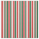 Search for green and white striped fabric Red